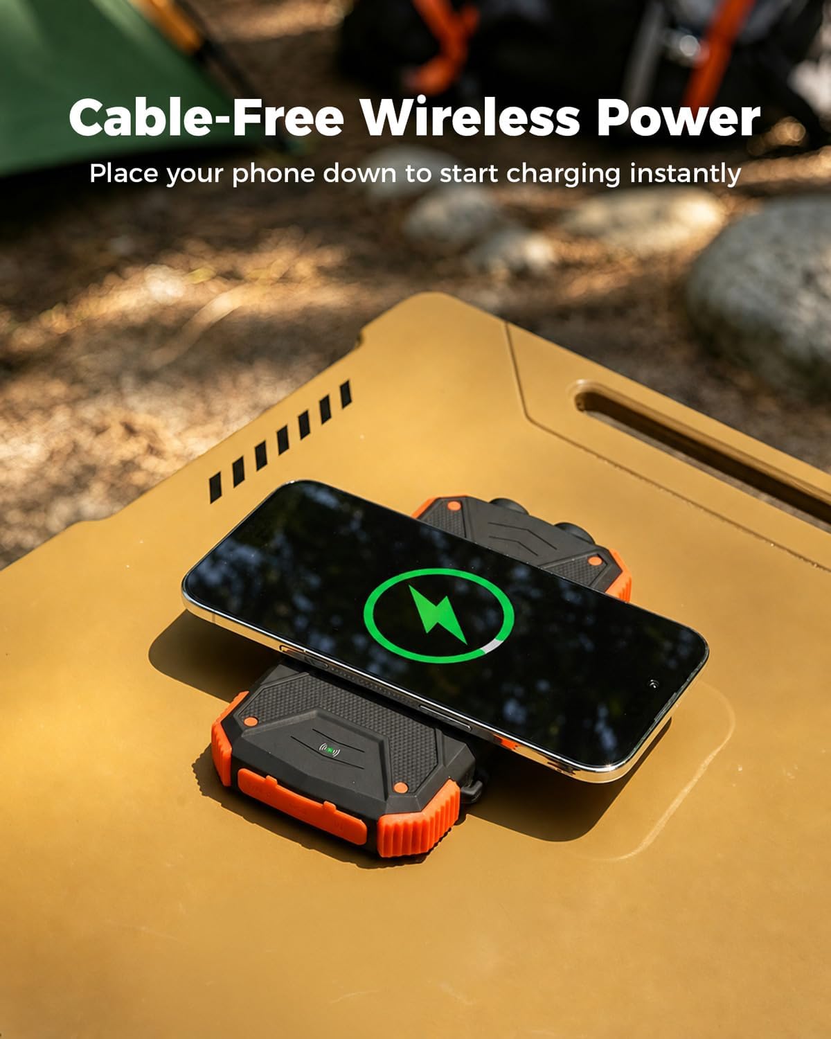 BLAVOR Solar Power Bank 10,000mAh Portable Wireless Charger for Cell Phones | 20W USB-C battery pack, battery bank, IPX5 waterproof, 2 flashlights, camping essentials, hiking gear, emergency solar backup - Image 2